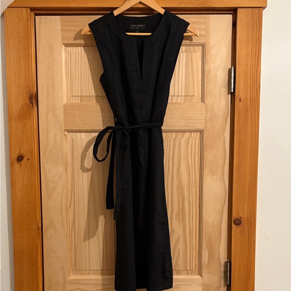 Banana Republic Linen Blend Midi Shift Dress - Picture 3 of 7